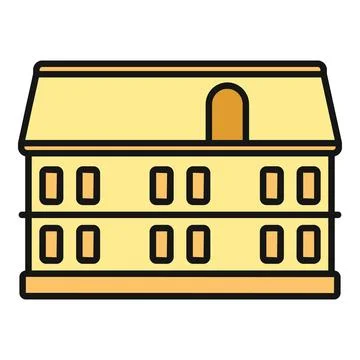 House building facade creating real estate concept Ilustración de archivo