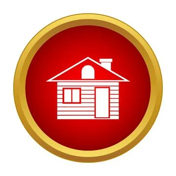 House building icon representing real estate and property Ilustración de archivo