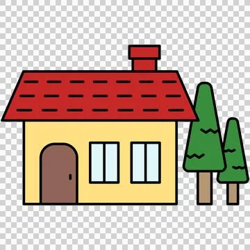 House building Ilustración de archivo