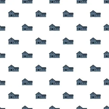 House building pattern seamless background for architecture design イラスト素材