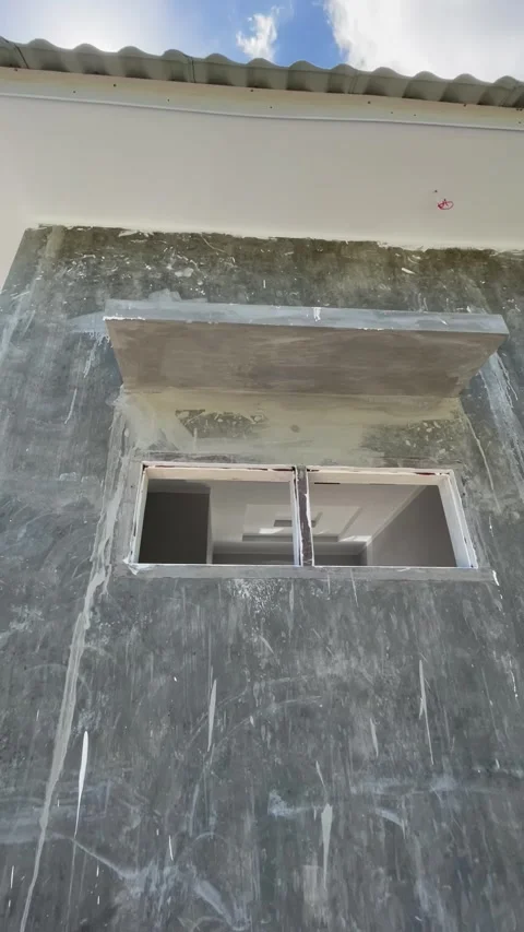 House building process Stock Footage 243080585