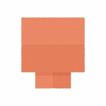 House building top view icon, cartoon style Ilustração Stock