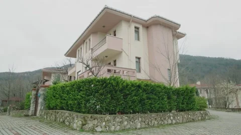 House in the bushes with still camera Video stock 130943371