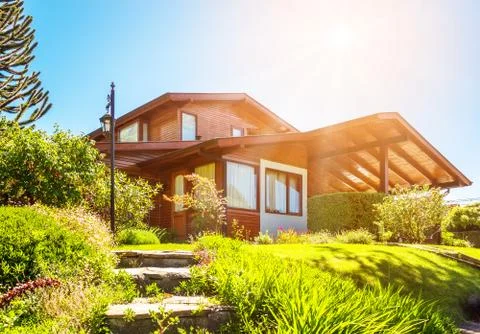 House in Chile Stock Photos