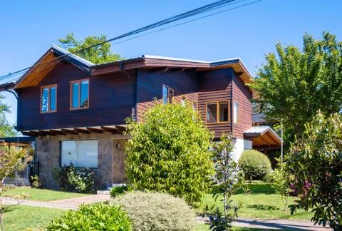 House in Chile Stock Photos