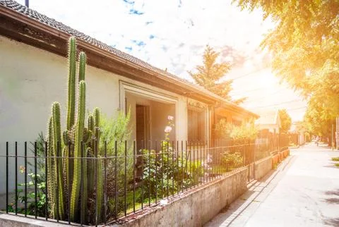 House in Chile Stock Photos