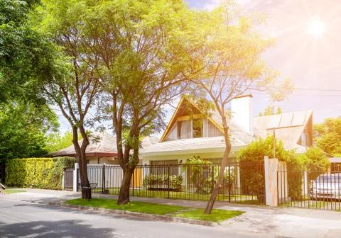 House in Chile Stock Photos