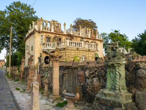 House with Chimeras in Lutsk Stock Photos