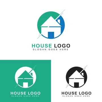 House circle logo Stock Illustration