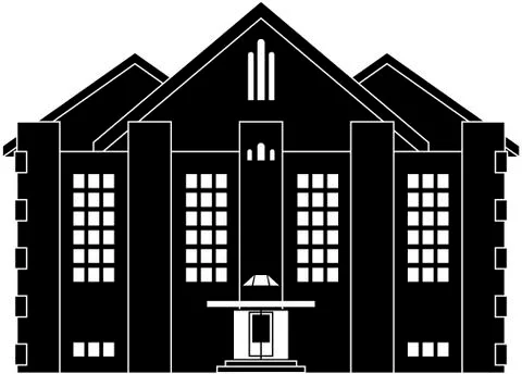 House in classical style Stock Illustration