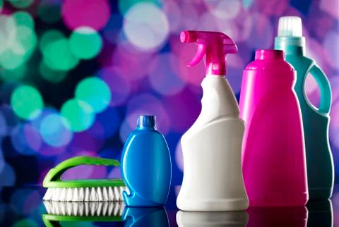 House cleaning theme. Stock Photos