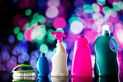 House cleaning theme. Stock Photos