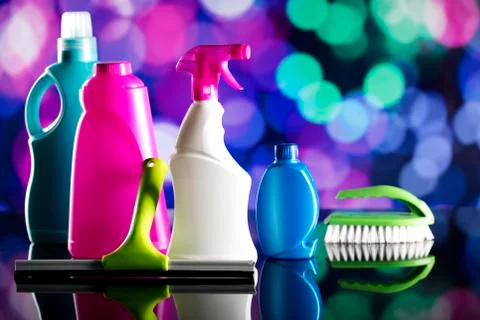 House cleaning theme. Stock Photos