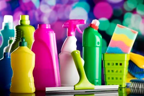 House cleaning theme. Stock Photos