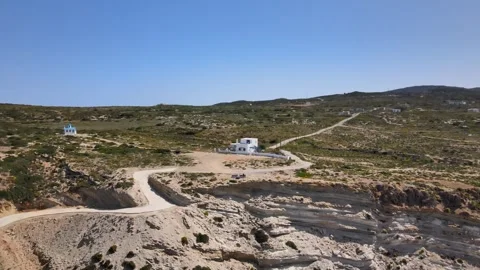 House on a cliff Video stock 267010897