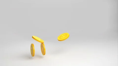 House of coins animation Stock Footage 72945057