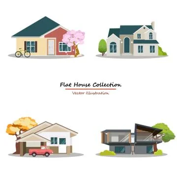 House collection1 Stock Illustration