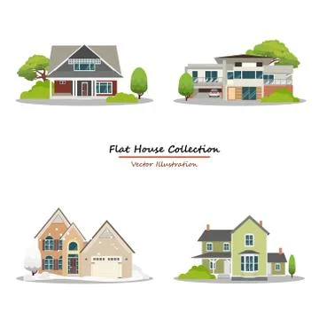 House collection2 Stock Illustration