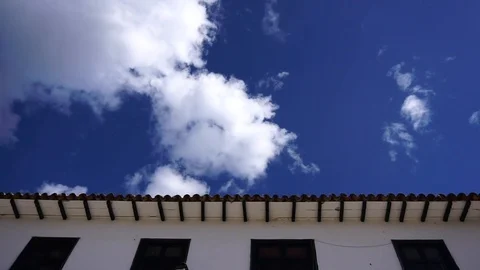 House In Colonial Town [Timelapse] Stock Footage 88315373