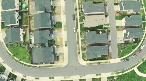 House complex from aerial view Stock Footage 40301350