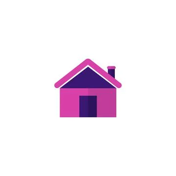 House Conceptual Icon Vector Design Stock Illustration