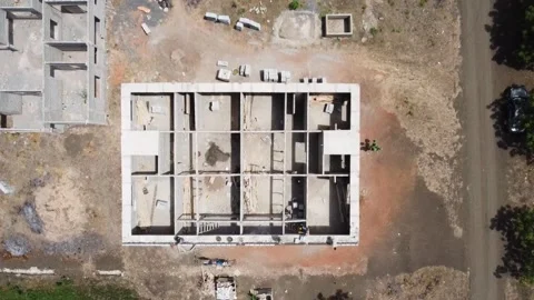 House Construction in Africa Stock Footage 296874403