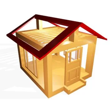 House construction concept Stock Illustration