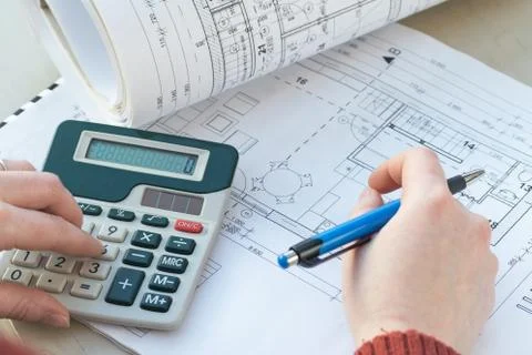House construction concept Stock Photos