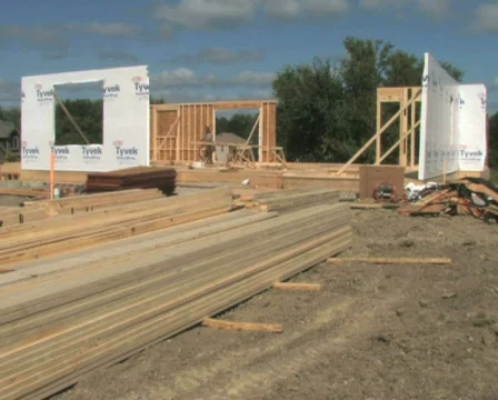 House Construction PAL Stock Footage 530612