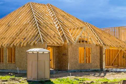 House construction Stock Photos