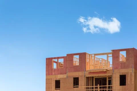 House construction 스톡 사진