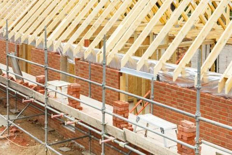 House construction Stock Photos