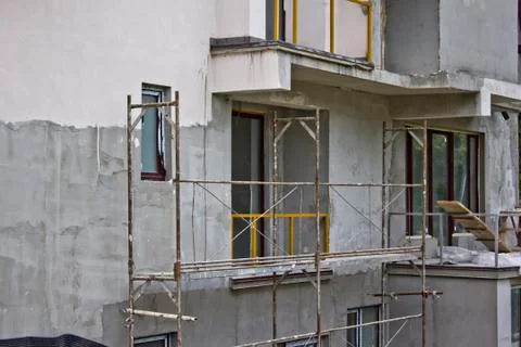 House construction site Foto stock