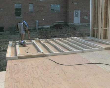 House Construction Worker PAL Stock Footage 530609