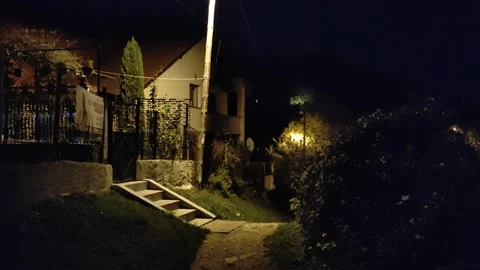 House in the dark Video stock 286798408