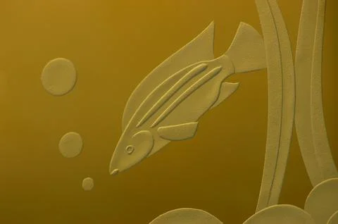 House decorative piece close up Stock Illustration