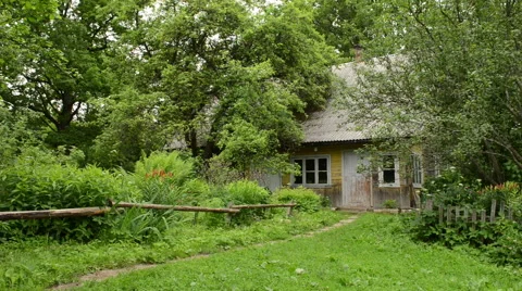 House deep in the countryside Stock Footage 60664948