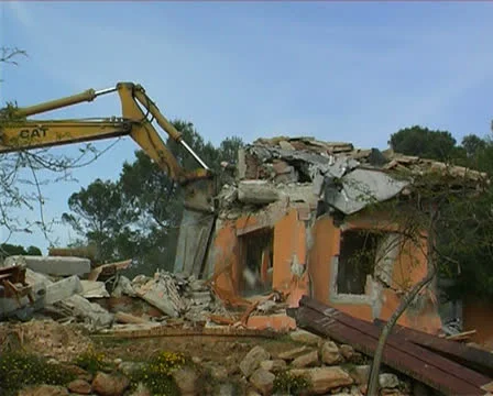 House demolition Stock Footage 25910088