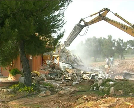 House demolition Stock Footage 25910707