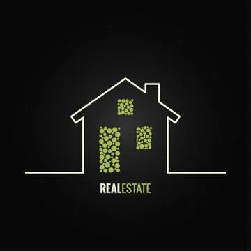 House design background Stock Illustration