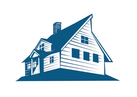 House design vector Stock Illustration