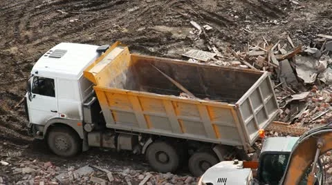 House destruction Stock Footage 10907973