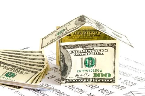 House of dollars Stock Photos