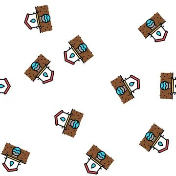 House drainage system vector seamless pattern Stock Illustration