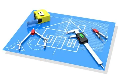 House drawing Stock Illustration