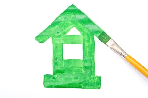 House drawing Stock Photos