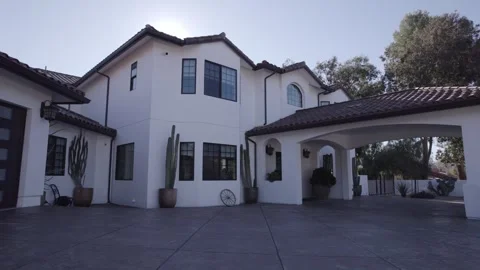 House Driveway Stock Footage 245662629