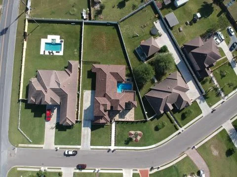 House drone pic Stock Photos