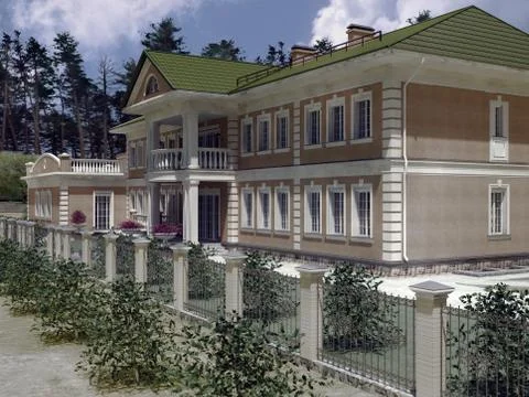 House dwelling Stock Illustration