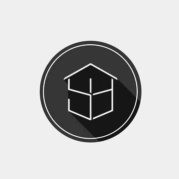 HOUSE Emblem Logo Stock Illustration